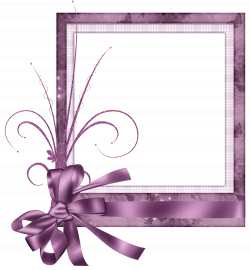 Cute Pink Transparent Frame with Bow | Gallery Yopriceville - High ...