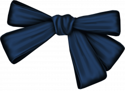 Large Dark Blue Bow Clipsrt | Gallery Yopriceville - High-Quality ...
