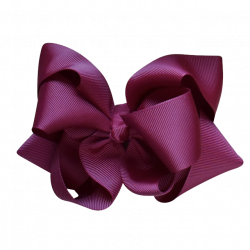Solid Colour School Bow Double Layer – BOW CO