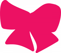 All Pink Bow Clip Art at Clker.com - vector clip art online, royalty ...