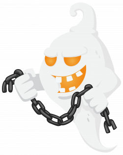Ghost with Chain PNG Clipart Image | Gallery Yopriceville - High ...