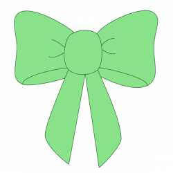 28+ Collection of Green Clipart Bow | High quality, free cliparts ...
