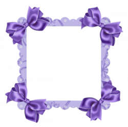 Transparent Frames | Purple Transparent Frame with Bow | Frames ...