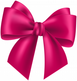 Pink Bow Transparent Clip Art Image | Gallery Yopriceville - High ...