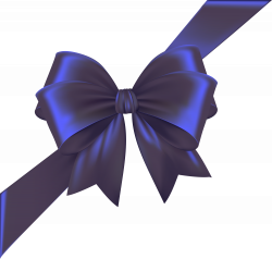 Corner Bow with Ribbon Purple Transparent Image | Gallery ...