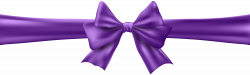 Purple Bow with Ribbon Clip Art Image | Gallery Yopriceville - High ...