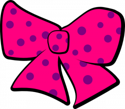 Bow With Polka Dots Clip Art at Clker.com - vector clip art online ...