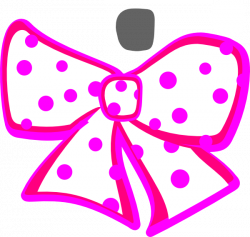 White Dotted Bow Clip Art at Clker.com - vector clip art online ...