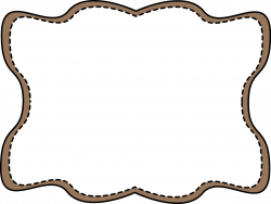 brown-wavy-stitched-frame.png (1162×878) | Families | Pinterest