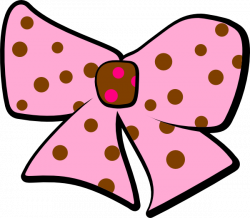Pink And Brown Bow Clip Art at Clker.com - vector clip art online ...