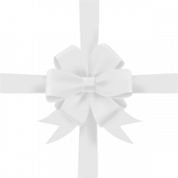 White Bow Ribbon Icon3 Vector Data | SVG(VECTOR):Public Domain ...