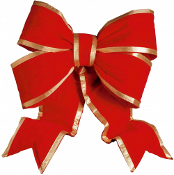 xmas bow png ribbon with transparent background