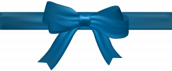 Bow Blue Transparent Clip Art Image | Gallery Yopriceville - High ...
