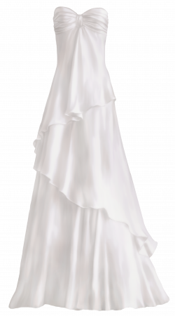 Elegant Wedding Dress PNG Clip Art - Best WEB Clipart