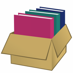 Clipart - Box with folders