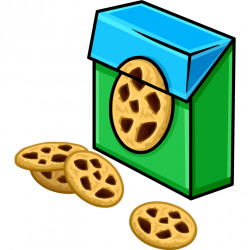 Cookie clipart box cookie - Pencil and in color cookie clipart box ...