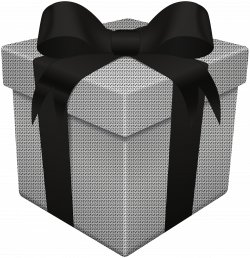 Gift Box White Black Transparent PNG Clip Art | Gallery ...