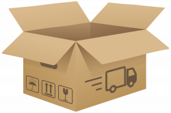 Open Cardboard Box PNG Clip Art Image - Best WEB Clipart