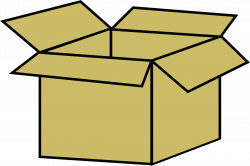 Clipart - Cardboard box