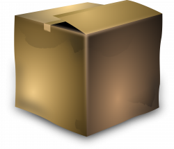 Clipart - Cardboard Box