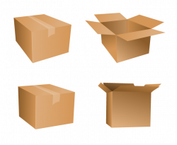 Free Vector Cardboard Box Icons | Drupal Style
