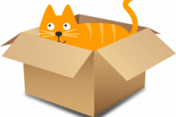Cat in a box clipart » Clipart Portal