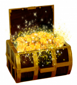 Treasure Chest with Gold Coins PNG Clipart Picture | Gallery ...