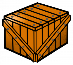 Clipart - crate - coloured