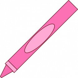 Pink Crayon Clip Art at Clker.com - vector clip art online, royalty ...