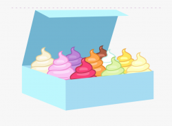 Cupcakes Clipart Box Cupcake - Cakes In A Box Clipart ...