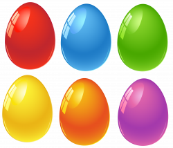 Colored Easter Eggs PNG Clipart | OBRÁZKY - VELIKONOCE / EASTER ...