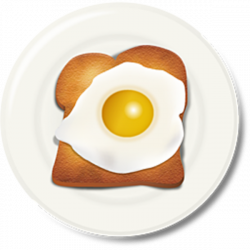 Egg Toast Breakfast 2 | Free Images at Clker.com - vector clip art ...