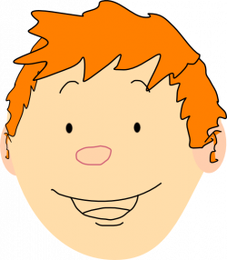 Smiley Faced Ginger Boy Clip Art at Clker.com - vector clip art ...