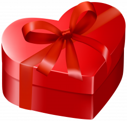 Red Heart Gift Box PNG Clipart Image | Gallery Yopriceville - High ...