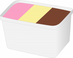 Clipart - 2l Ice Cream box