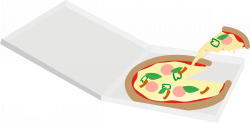 Clipart - Pizza in Box