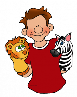 Toys and Games Clip Art by Phillip Martin, Puppets