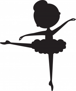 Child Ballerina Silhouette at GetDrawings.com | Free for personal ...