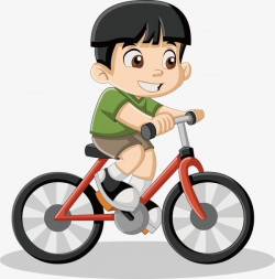 Little Boy Riding A Bike Vector, Boy Vector, Bike Vector ...