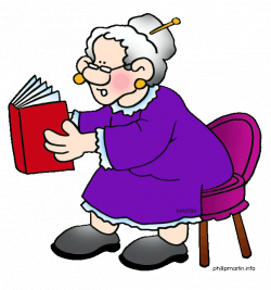 28+ Collection of Grandma Reading Clipart | High quality, free ...