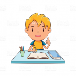Boy doing homework clipart 8 » Clipart Station