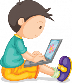 Boy and Laptop | Clipart | PBS LearningMedia