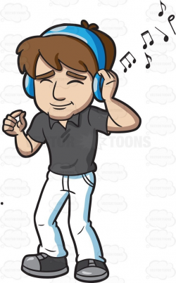 Listening To Music Clipart | Writings and Essays Corner
