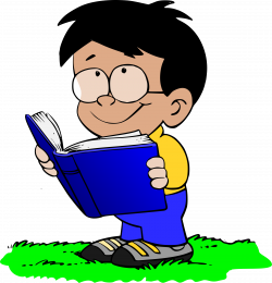 Clipart - Boy with Book