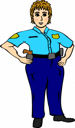 Clipart - Police Woman