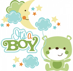 It's A Boy SVG scrapbook collection baby boy svg files for ...