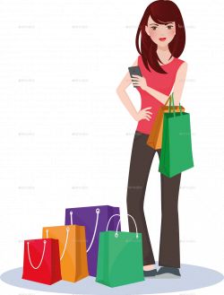 Shopping Girl by nael005 | GraphicRiver