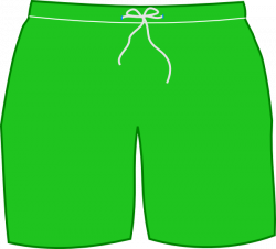 Green Swim Shorts Clip Art at Clker.com - vector clip art online ...