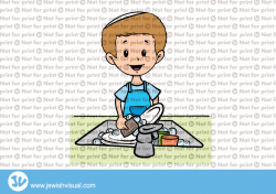 Boy Washing Dishes - ילד שוטף כלים - JVisual