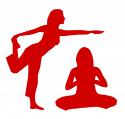 Leisure clipart yoga - Pencil and in color leisure clipart yoga